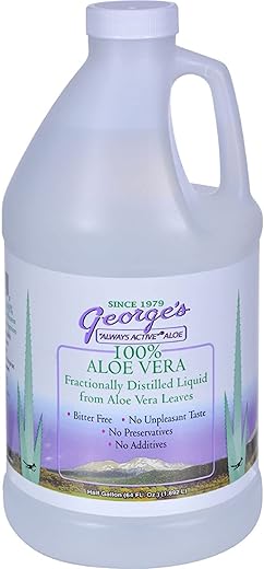 George's - Aloe Vera Líquido 1,89 Litros George’s Always Active Aloe 1,89 L (Pacote de 1)