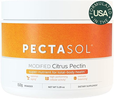 EcoNugenics - PectaSol Modified Citrus Pectin – 150g em Pó – Saúde Total do Corpo para Apoiar o Coração, Sistema Imunológico e Resposta Inflamatória
