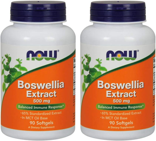 NOW Foods - Now Foods Extrato de Boswellia 500 mg Softgels, 90 Unidades x 2 – Compre Online