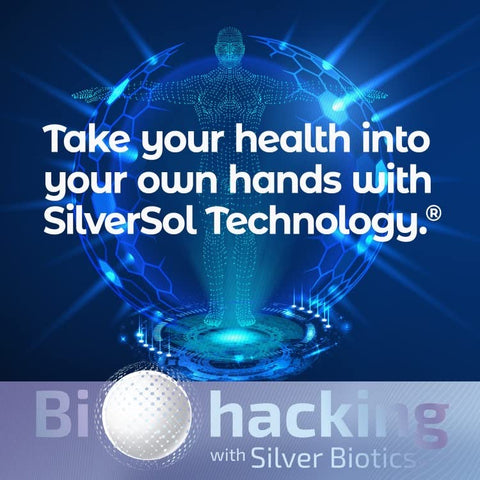 American Biotech Labs - Silver Biotics Nano SilverSol Ag₄O₄ 10 PPM | Suporte Imunológico Natural | 473 ml | Bio-Hacking | Fortalecimento Imunológico