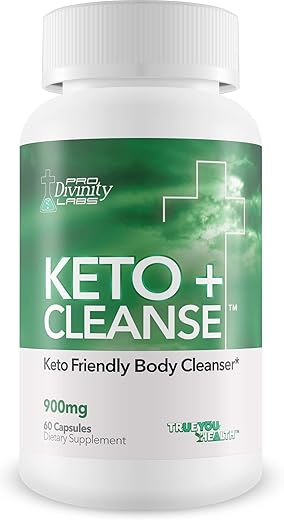 Generic - Pro Divinity Labs KETO CLEANSE – Limpeza Corporal Premium Amigável ao Keto com Ingredientes à Base de Plantas para Promover a Saúde do Corpo Inteiro – Suporte à Redução de Inchaço