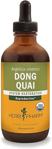 Extrato Líquido de Dong Quai para Suporte ao Sistema Reprodutivo Feminino – 118 ml - Herb Pharm