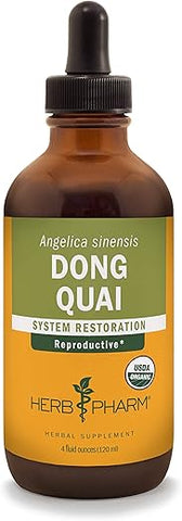 Extrato Líquido de Dong Quai para Suporte ao Sistema Reprodutivo Feminino – 118 ml - Herb Pharm