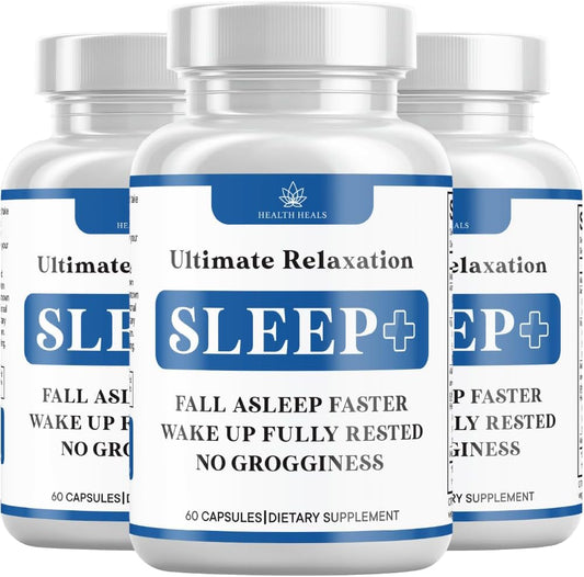 Health Heals - Relaxation Sleep Aid Natural Non-Habit Forming | Suporte para um sono mais longo