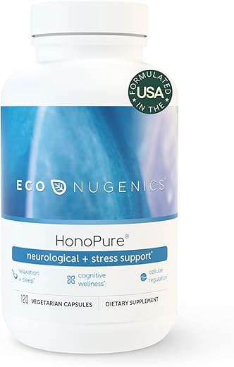 HonoPure Extrato de Casca de Magnólia – 98% Honokiol para Função Cerebral, Auxílio ao Sono e Alívio do Estresse | EcoNugenics - EcoNugenics