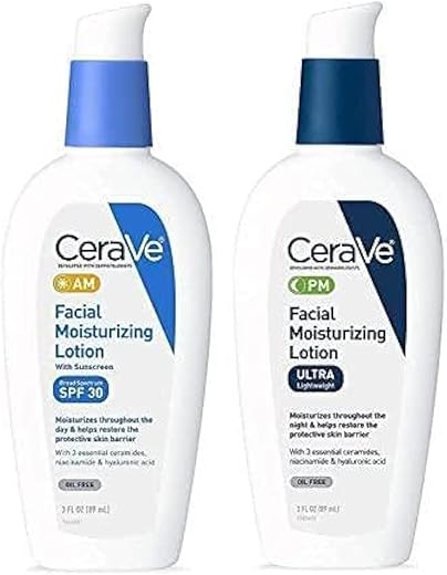Loção Hidratante Facial 89ml AM/PM – Pacote com 2 - CeraVe