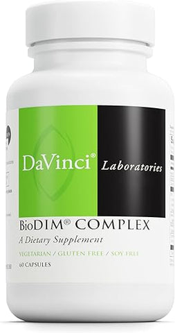 Labs BioDIM Complex – Suporte Hormonal com Vitamina D3, DIM, Extrato de Chá Verde, Vitamina E, Cálcio, HMRlignan | Complexo de Suporte Hormonal com Ingredientes Naturais - DAVINCI