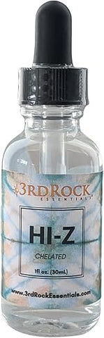 3rd Rock Essentials - HI-Z | Suplemento de Suporte Imunológico de Zinco | Líquido Natural de Zinco | Cuidados Pessoais Naturais (30 ml | 120 Porções)