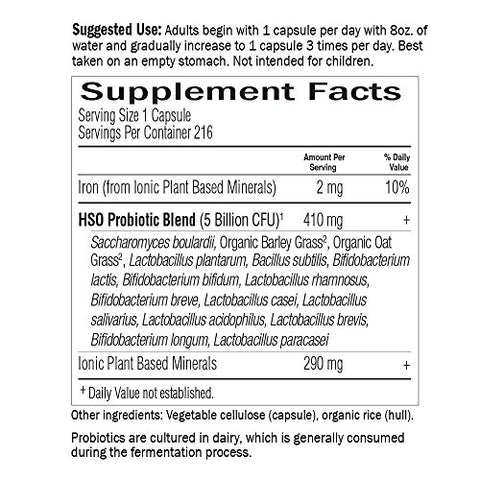 Primal Defense Ultra Ultimate: Suplemento Probiótico de Alimentos Integrais para Saúde Digestiva e Intestinal, 216 Cápsulas Vegetarianas - Garden of Life