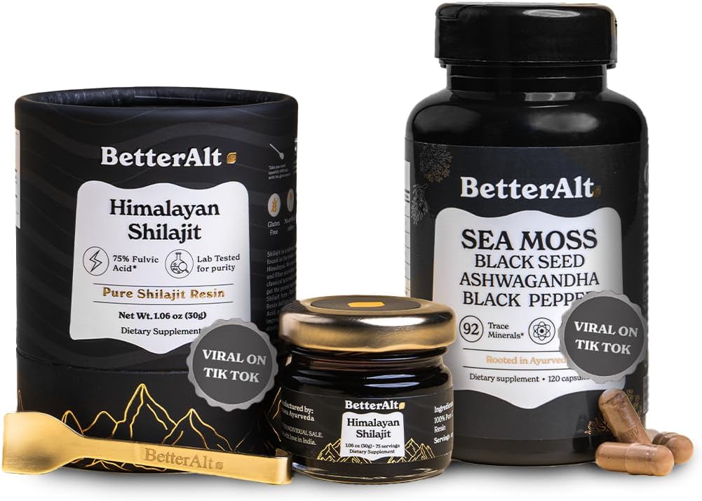 Better Alt - Energético Duo com Resina Pura de Shilajit do Himalaia 30g