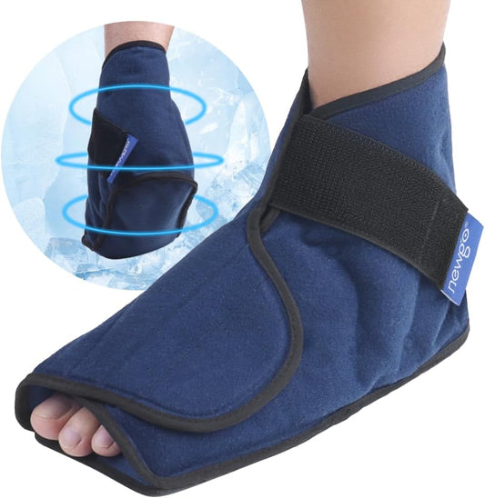 Envoltório de Gelo para os Pés para Fascite Plantar, Tendão de Aquiles, Cirurgia de Joanete, Esporão de Calcanhar – Alívio de Dor e Lesões nos Pés - NEWGO