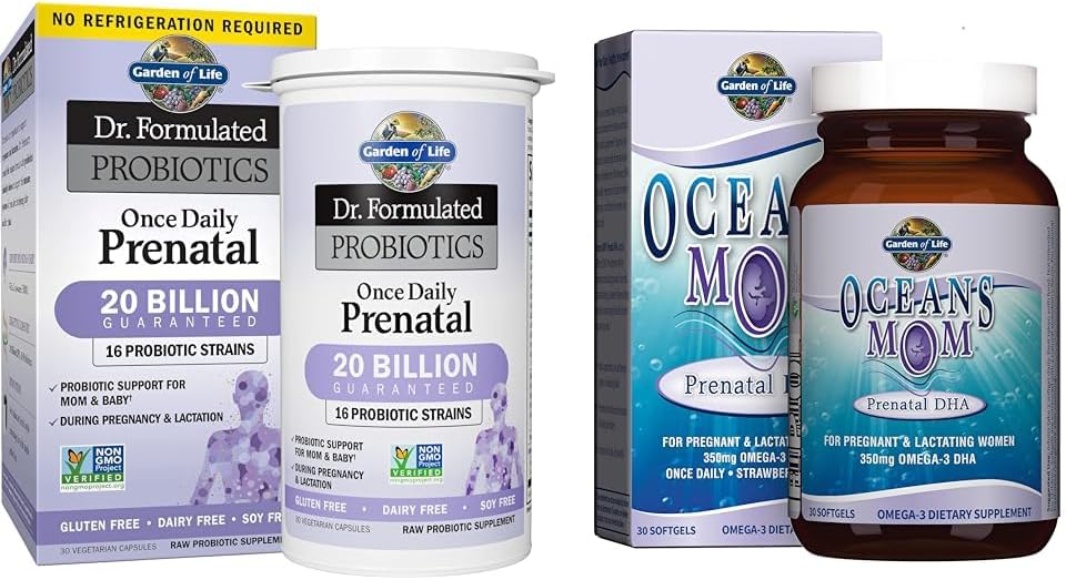 Probióticos Dr. Formulated Pré-natal Diário – 30 cápsulas - Garden of Life