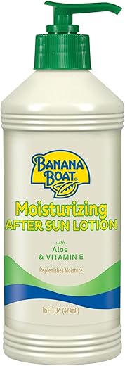 Loção Pós-Sol Aloe Vera – 473 ml, Pack com 4 unidades - Banana Boat
