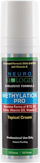 Methylation Pro – Creme Tópico com BioActive B6, B12, Metilfolato, Vitamina D e K1, Suporte para Humor e Saúde Imunológica - Neuro biologix