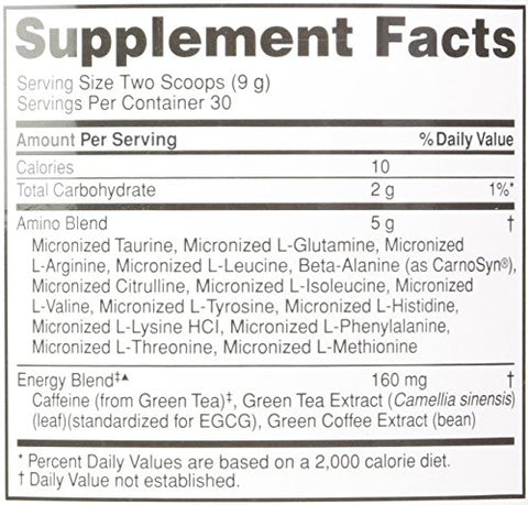 Amino Energy Concord Grape – 30 Porções, 270g - Optimum Nutrition