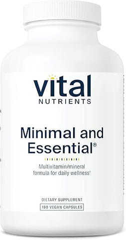 Multivitamínico Vegetariano Essencial | Vitaminas e Minerais em uma Cápsula Diária | 100% Natural e Completo - Vital Nutrients