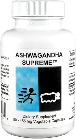 Supreme Nutrition Products - Supreme Nutrition Ashwagandha Supreme – 90 Cápsulas Vegetarianas de Ashwagandha Pura – Marca em Destaque