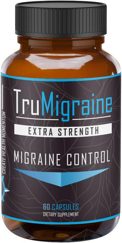 TruNutrimentum Create Health Momentum - Alívio TruMigraine: Fórmula Potente para Enxaqueca – 30 Cápsulas