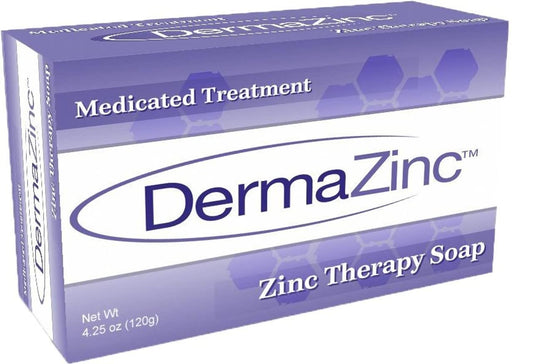 Sabonete Terapêutico DermaZinc com Zinco 120g – Pack com 3 Barras