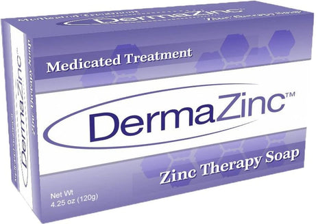 Sabonete Terapêutico DermaZinc com Zinco 120g – Pack com 3 Barras