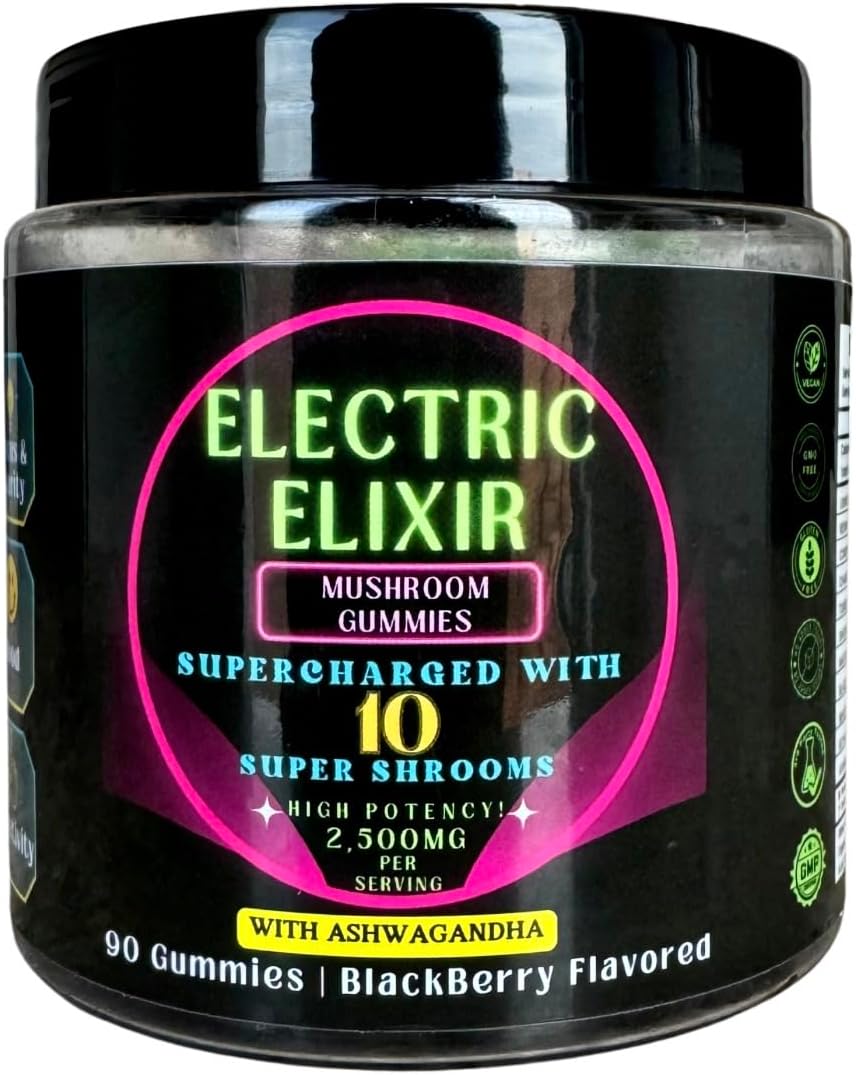 Electric Elixir - Cogumelo do Leão: Potencialize sua saúde com o poderoso Lion’s Mane – 100g