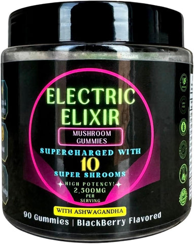 Electric Elixir - Cogumelo do Leão: Potencialize sua saúde com o poderoso Lion’s Mane – 100g