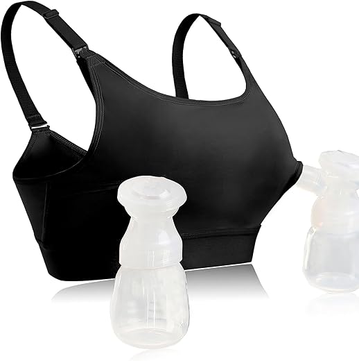 ENSDOAR - Sutiã de Amamentação para Bomba de Leite – Sutiã para Bombear Leite Materno sem as Mãos, Ajustável e Prático – Marca: (nome da marca)