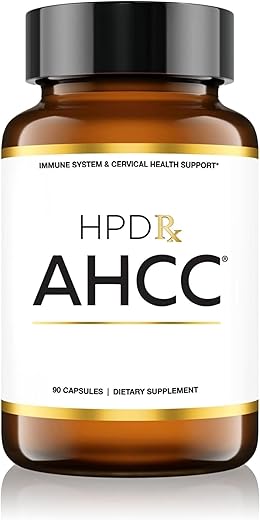 HPD Rx - Premium AHCC: Potente Imunoestimulante Natural – 60 cápsulas de 500mg