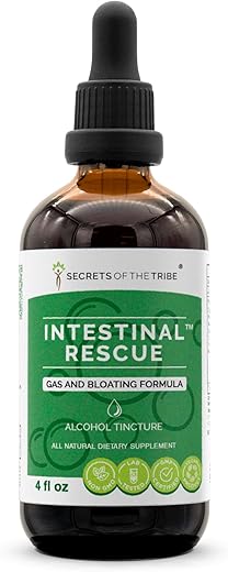 Secrets of the Tribe - Segredos da Tribo – Fórmula Resgate Intestinal, Gases e Inchaço, Extrato Líquido de Ervas (120 ml)