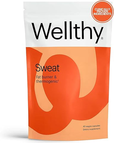 Termogênico Queimador de Gordura em Comprimidos, Acelerador de Metabolismo e Inibidor de Apetite Natural para Homens e Mulheres para Promoção de Perda de Peso - Wellthy