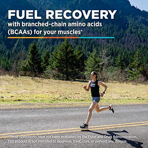 Energy Roctane Ultra Endurance – Cápsulas de Recuperação para Exercícios com Aminoácidos de Cadeia Ramificada e Vitamina B, Informed Choice, Energia para Antes, Durante ou Depois de Qualquer Treino, Frasco com 60 Unidades - GU