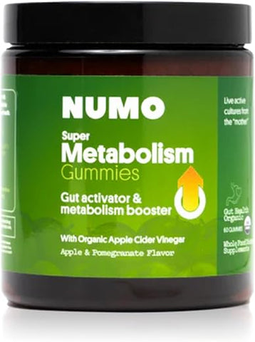 Gomas de Vinagre de Maçã – ACV com Vinagre de Maçã Orgânico | 100% Natural | 60 gomas - Numo