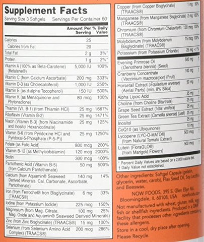 Eve Superior Mulheres Multi – 180 Softgels | Suplemento Multivitamínico para Mulheres | 180 cápsulas | Fórmula Avançada | Saúde Feminina | Energia e Bem-Estar - NOW Foods