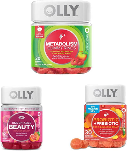 Anéis de Goma Metabolismo, 30 Unidades – Aumente sua Energia e Queime Calorias - OLLY