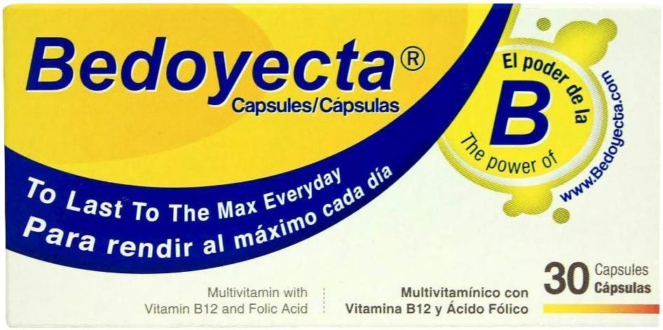 Multivitamínico, 30 Cápsulas Cada (Pacote com 4) – Aumente sua vitalidade com Bedoyecta! - Bedoyecta