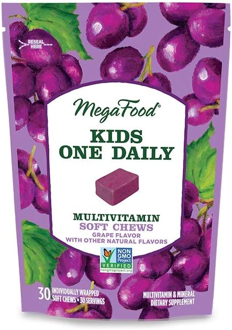 Kids One Daily – Gomas Multivitamínicas para Crianças com Vitaminas B, C e D | 60 g - MegaFood