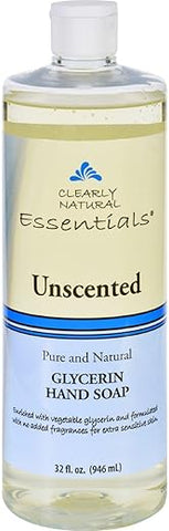 Clearly Natural - Recarga de Sabonete Líquido de Glicerina Naturalmente Claro Sem Perfume 946 ml (Pacote com 2)