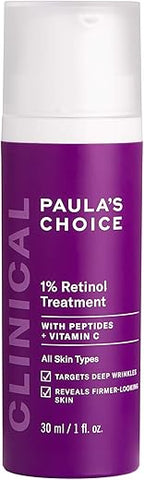 Paula's Choice - Paula’s Choice Tratamento Creme CLINICAL 1%% Retinol com Peptídeos e Vitamina C – 30ml