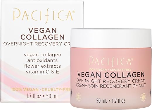 Creme Noturno de Recuperação Pacifica Vegan Collagen 50g