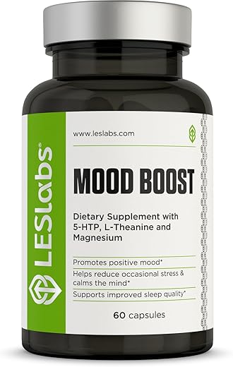 Mood Boost – Alívio do Estresse, Suporte ao Humor, Relaxamento Profundo | 60 Cápsulas - LES Labs