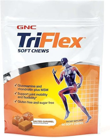 TriFlex Soft Chews – Caramelo Salgado, 60 Unidades – Suporte para a Saúde das Articulações - GNC