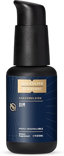 Nanoemulsionado DIM – Suplemento Lipossomal DIM para Equilíbrio Hormonal Feminino Saudável - Quicksilver Scientific