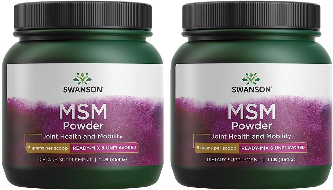 Swanson Premium Brand - Swanson Premium Msm Powder – Pronto para Misturar | 100g
