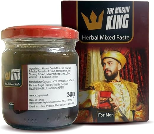 Oils and Herbs Adding Health to Life - Mel Turkish Honey Macunu King Paste – Pasta Herbal Mista 480g