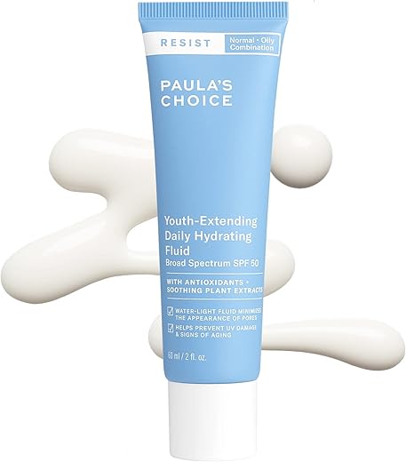 Paula's Choice - Paula’s Choice RESIST Hidratante Facial Diário Fluida FPS 50, UVA – 50ml