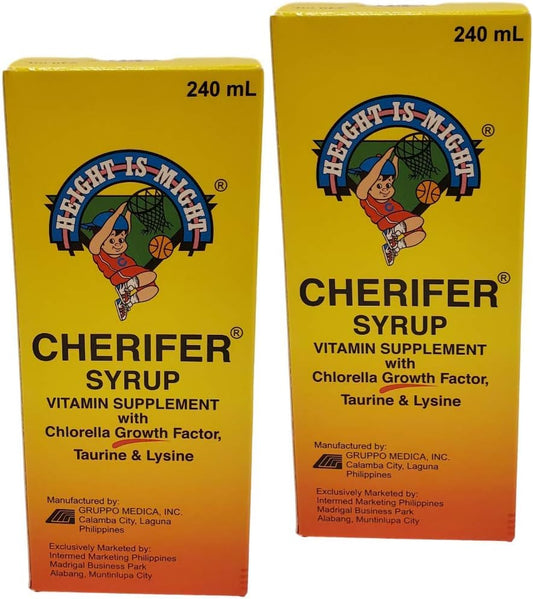 2 Xarope Fator de Crescimento Chlorella, Taurina – 100ml - Cherifer