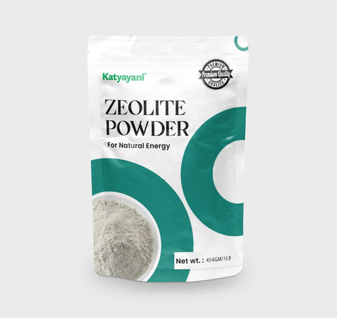 Zeolite em Pó 454g | Ultra Fino | Clinoptilolita 95% | Mineral Natural | Suplemento de Zeolite em Pó - Katyayani