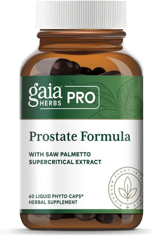 Pro Suporte para Próstata – Saúde da Próstata Masculina – com Saw Palmetto, Urtiga, Chá Verde Orgânico, Alecrim, Romã – 60 cápsulas - Gaia Herbs
