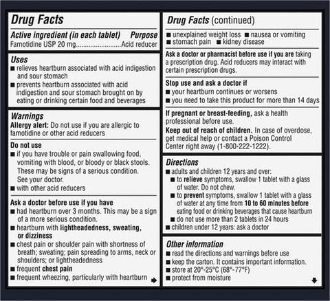 360 Comprimidos Máxima Potência, 100 Unidades, Prevenção e Alívio de Azia, 20 mg - Zantac