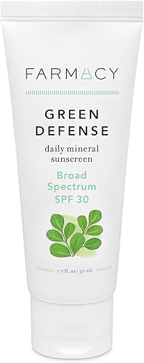 Protetor Solar Mineral Farmacy Green Defense SPF30 com Óxido de Zinco – 50g
